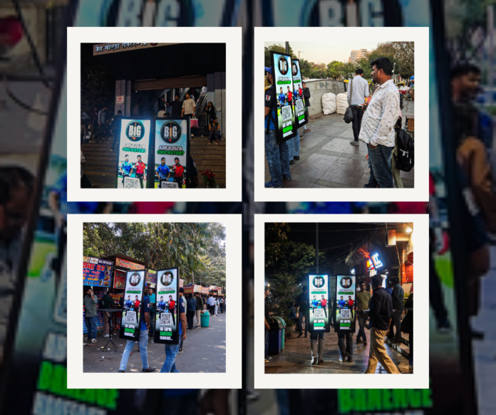 Big Cricket League QR Code Awareness Campaign in Delhi-NCR